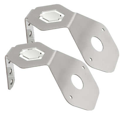Watermelon Mirror Turn Signal Angled Bracket Stainless SET/2 - Light Not Include