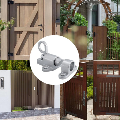 bociloy Aluminum Alloy Self-Closing Latches, Silver 4 Pieces,