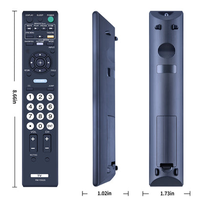 RM-YD025 Remote Control For Sony TV KDL40S504 KDL40S5100 KDL40SL1 KDL32S5100