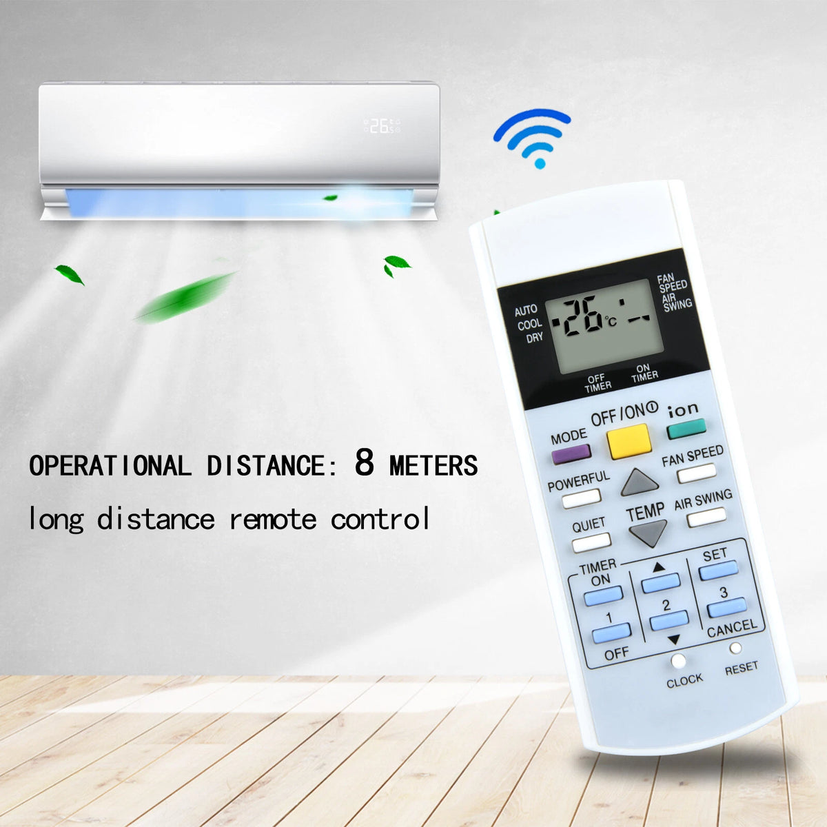 A75C3299 Remote Control For Panasonic Air Conditioner A75C2654 A75C2600 A75C2606