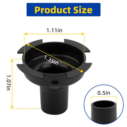 Ximoon 4223 Drain Spud Replacement for Aprilaire Humidifier 500 600 Black