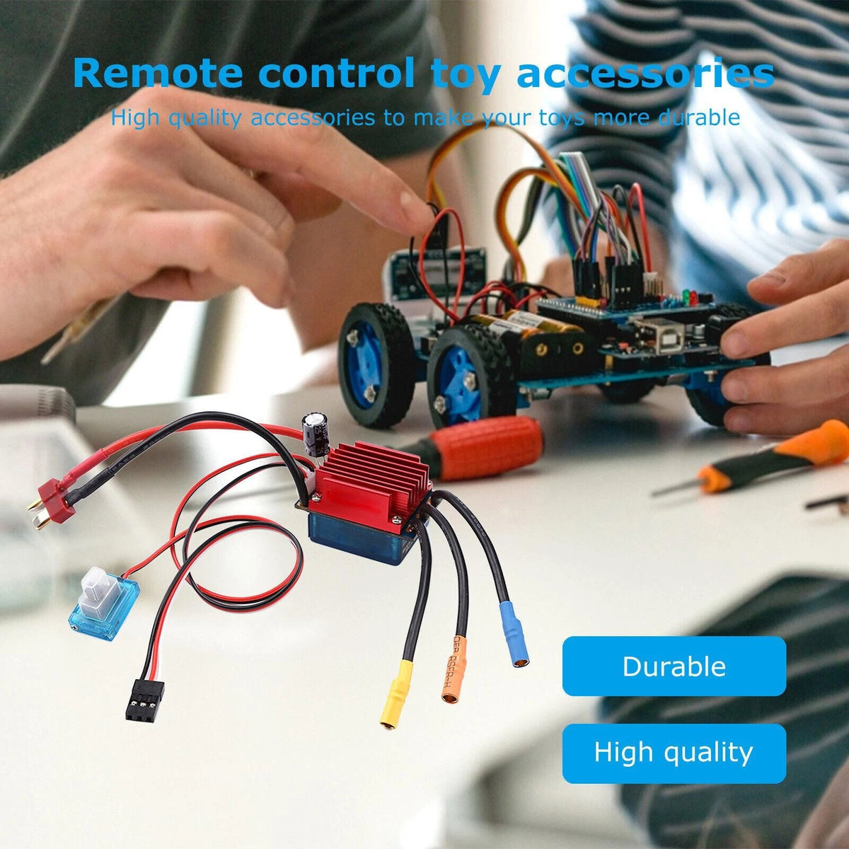 35A Brushless ESC Waterproof Speed Controller for 1/16 1/18 RC Car Truck d
