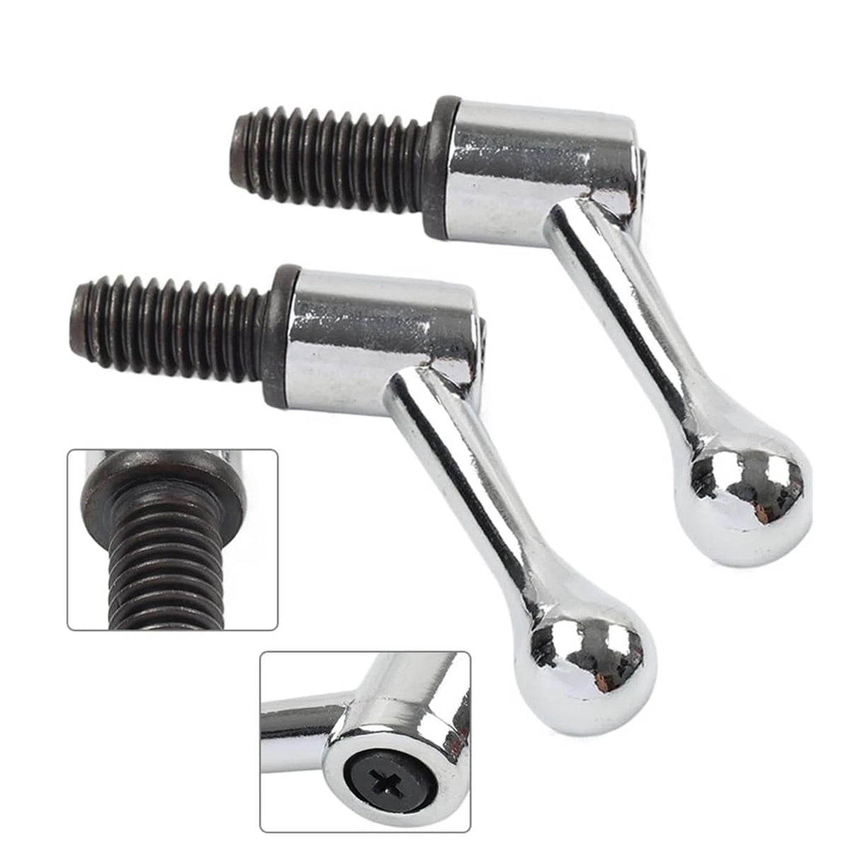 2* Milling Machine Crank Handle Table Lock For CNC Mill Bolt Handle M12