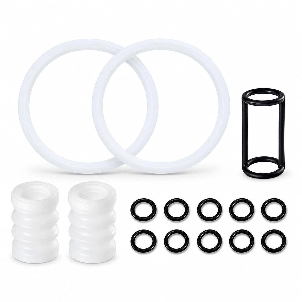 FROZTIVA 15-Piece Seal Kit for VEVOR Soft Serve Ice Small, Black amd White
