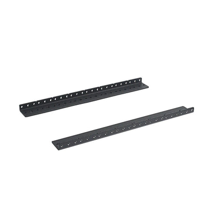 RIVECO 2 PCS 8U Rack Rails, Tapered Holes Mount Rails for 8U, black