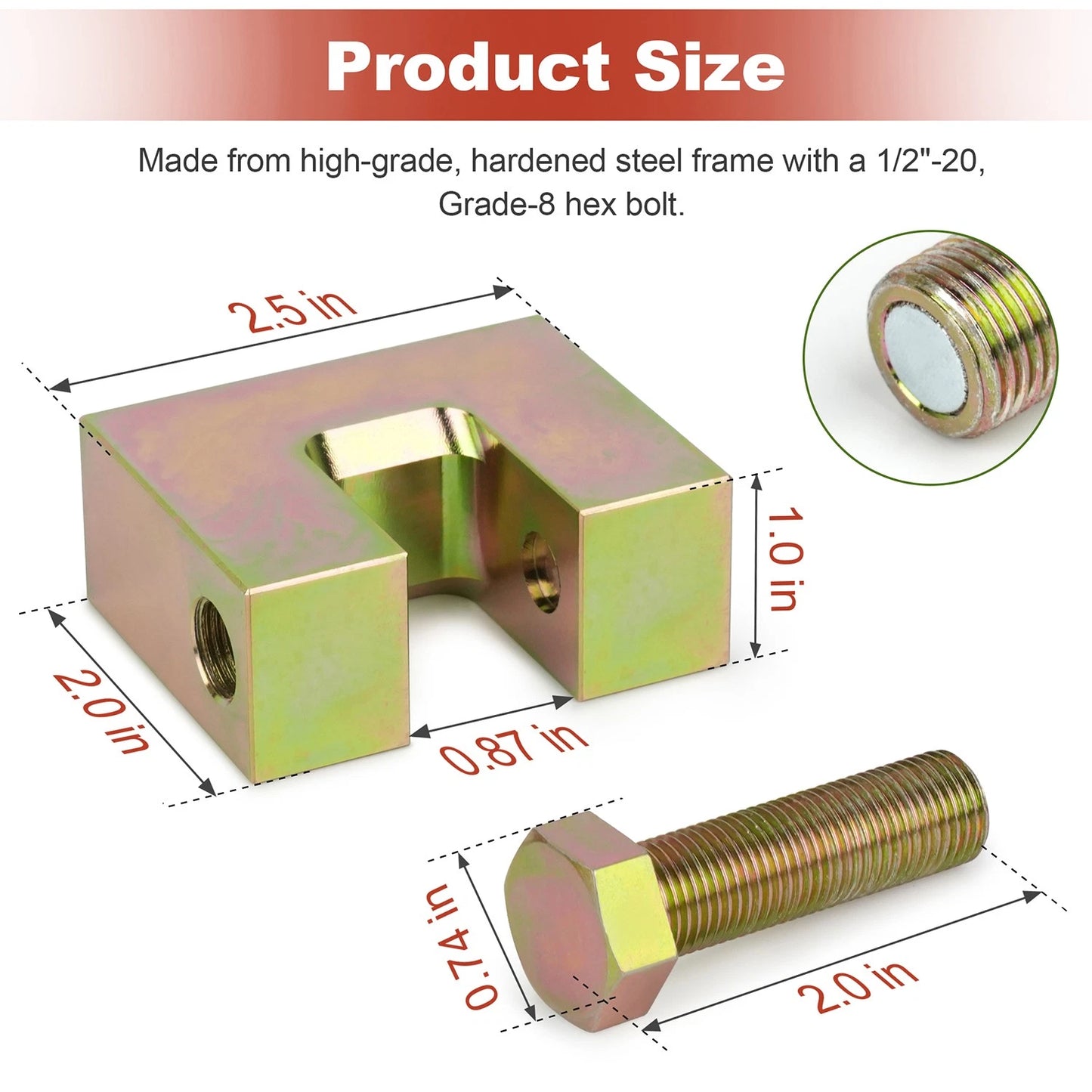 SPR Rivet Insert Tool 21960 | Compatible with 1/2" Drive Impact Wrenches