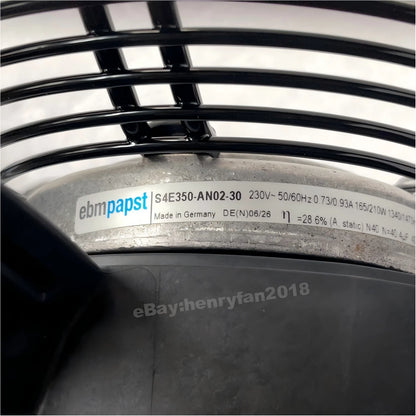 S4E350‑AN02‑30 for ebmpapst AC 230VAC for Industrial Refrigeration Cooling Fan