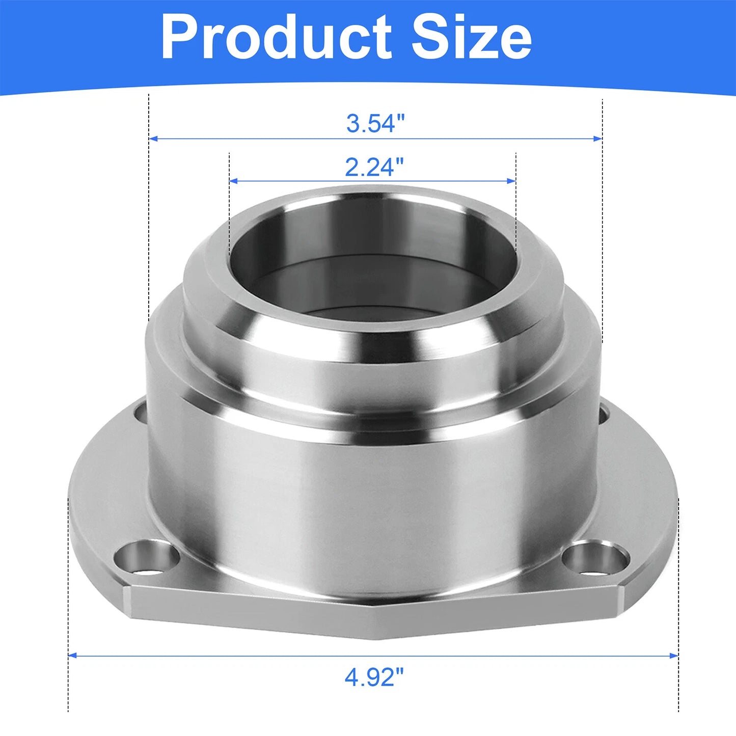 9-Inch Heavy-Duty For Ford Vintage Bearing Housing Ends - 1/2" Old-Style Axle