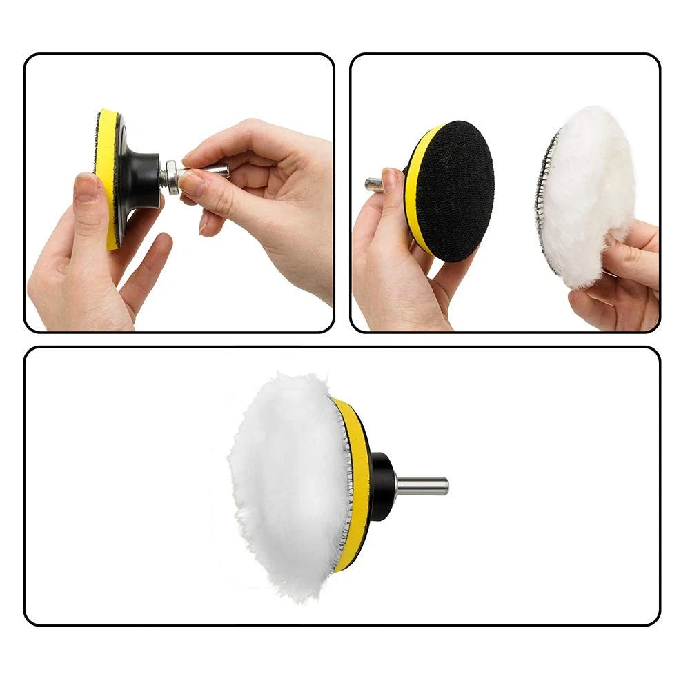 CANOPUS Buffing Pads, Polishing Pad Kit, Buffer for Car Detailing, 11 Pieces