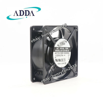 ADDA AA1281HB-AT Axial Fan 110/120V 0.25/0.21A 120*120*38MM Cabinet Cooling Fan