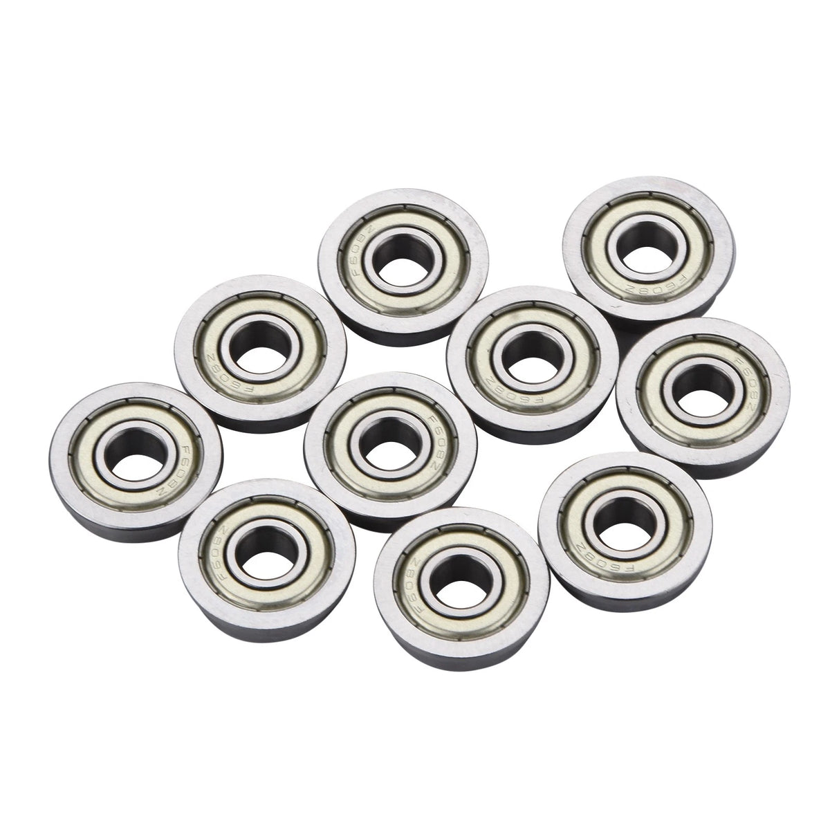 10x Metric Flanged Bearing Flange Ball Bearing F608ZZ 8*22*7mm Flange Bearing