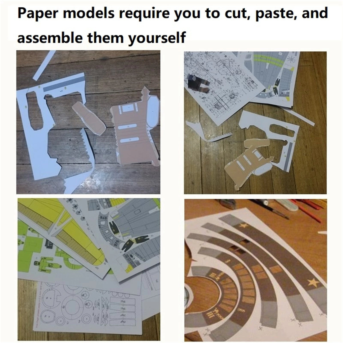Russian Varyag Protective Cruiser Paper Unassembled DIY Model Gift for Kids