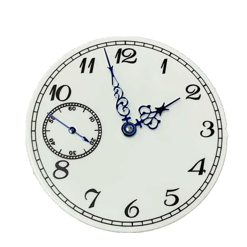 37mm Watch Dial Face+ Blue Watch Hands Kit for ETA 6497 ST3600 Movement A