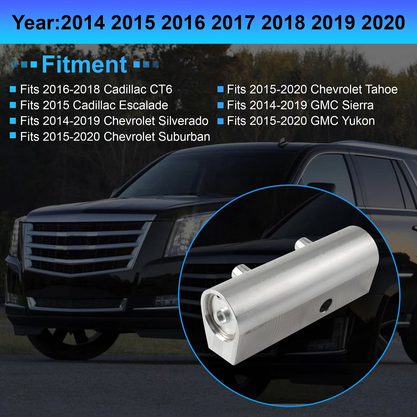 Trans Cooler Thermal Bypass Valve 86774933 For 2014-2020 Cadillac Chevrolet GMC