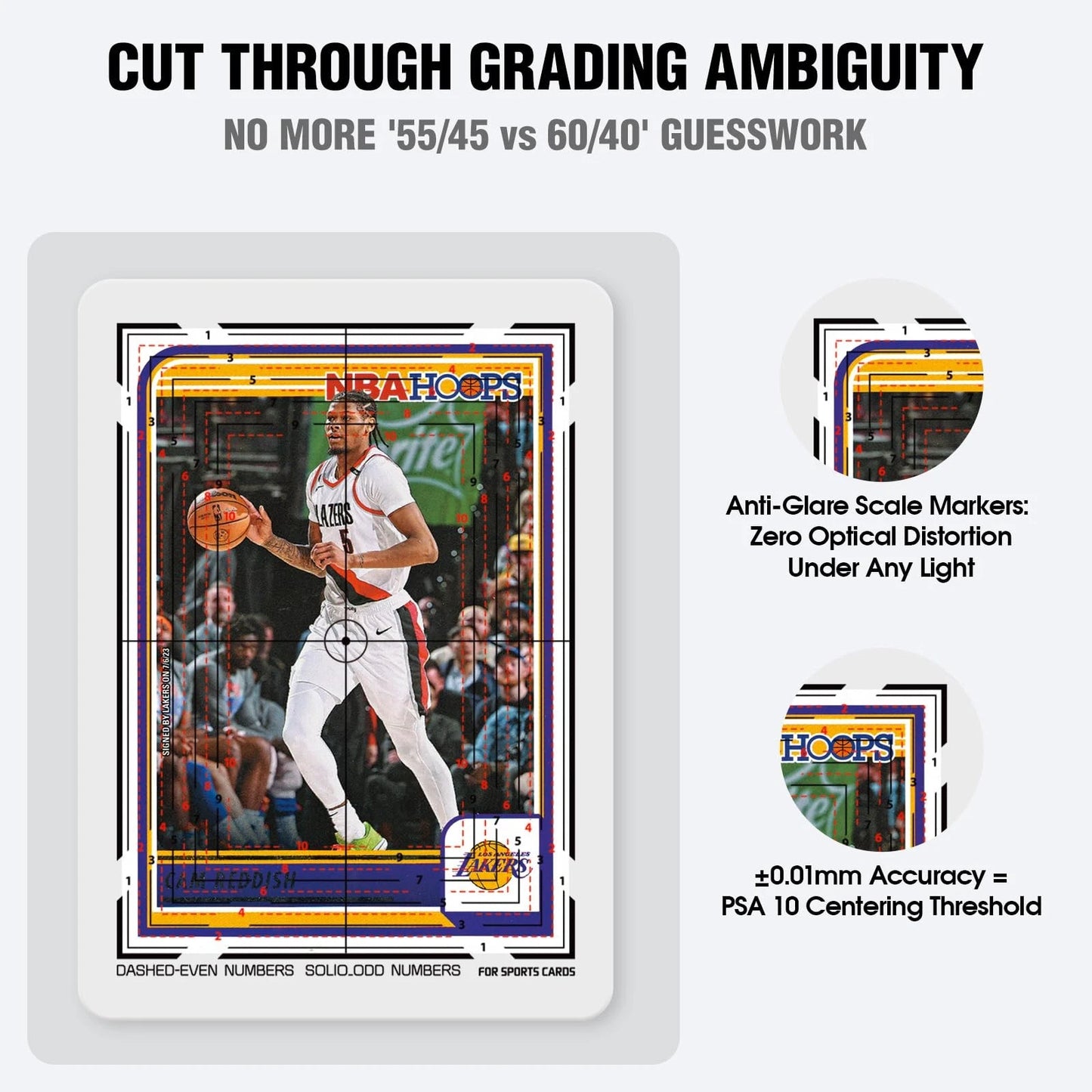 Deyimmei Sports Cards Grading Kit with Thickness One Size, Black and White