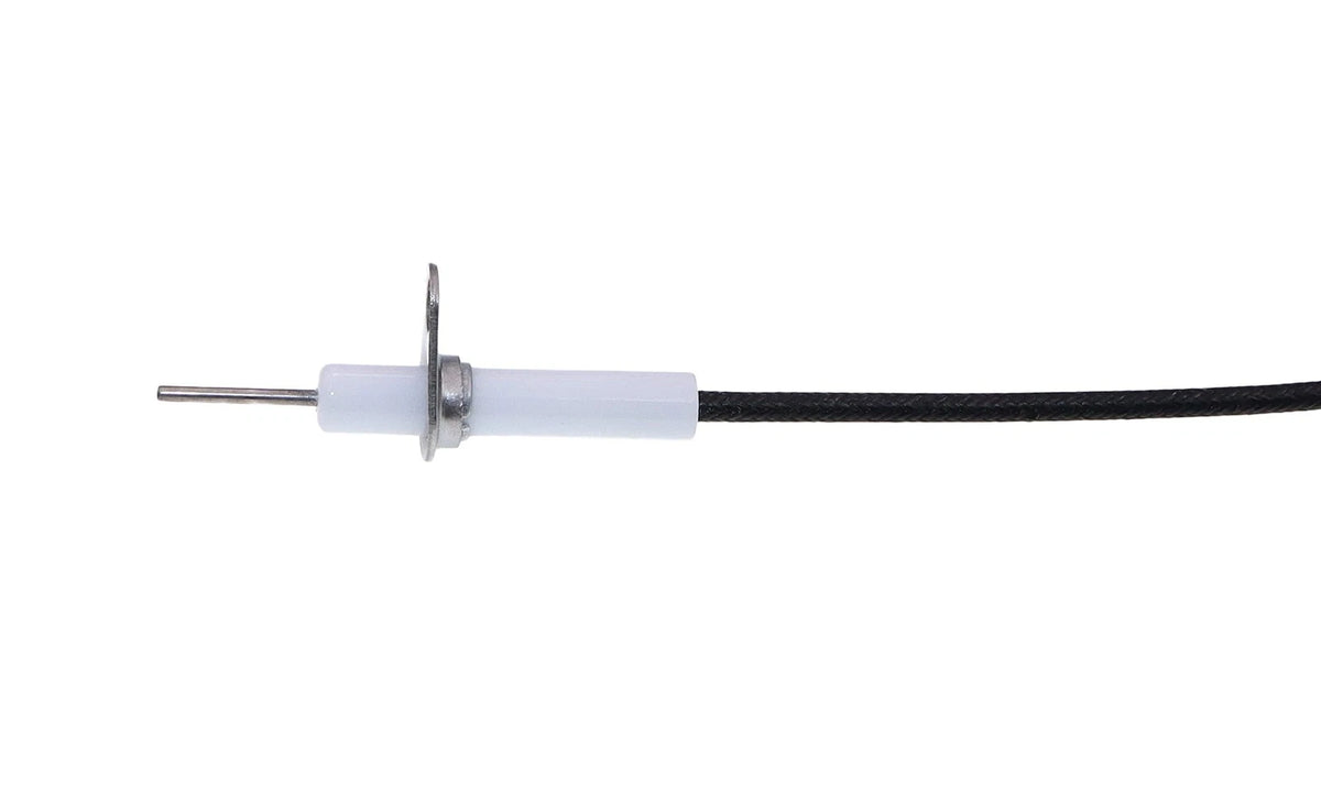 METER STAR 2Pc 38" Pulse Ignitor Wire & Ceramic rectangular pin, Black