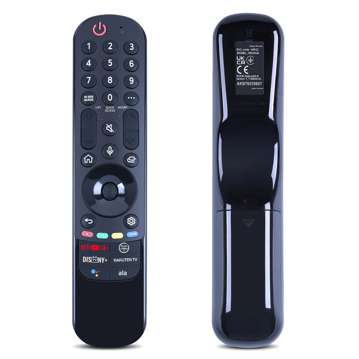 MR22GA AKB76039901 Remote Control For LG 2022 Smart TV 55QNED85UQA No Voice