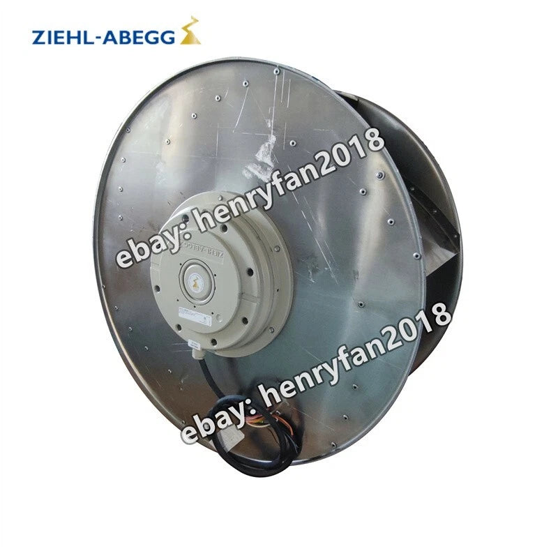 Ziehl-abegg RH63M-VDK.7Q.1R Centrifugal Fan 400VAC 6.2/4.4A 630MM Inverter Fan