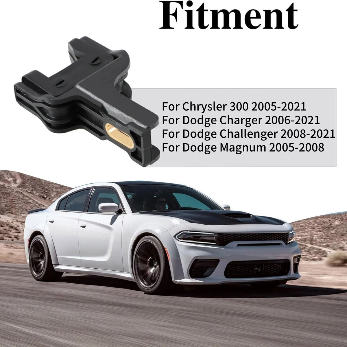 2PCS   04596474AD Radiator Mounting Bracket Insulator For Chrysler 300