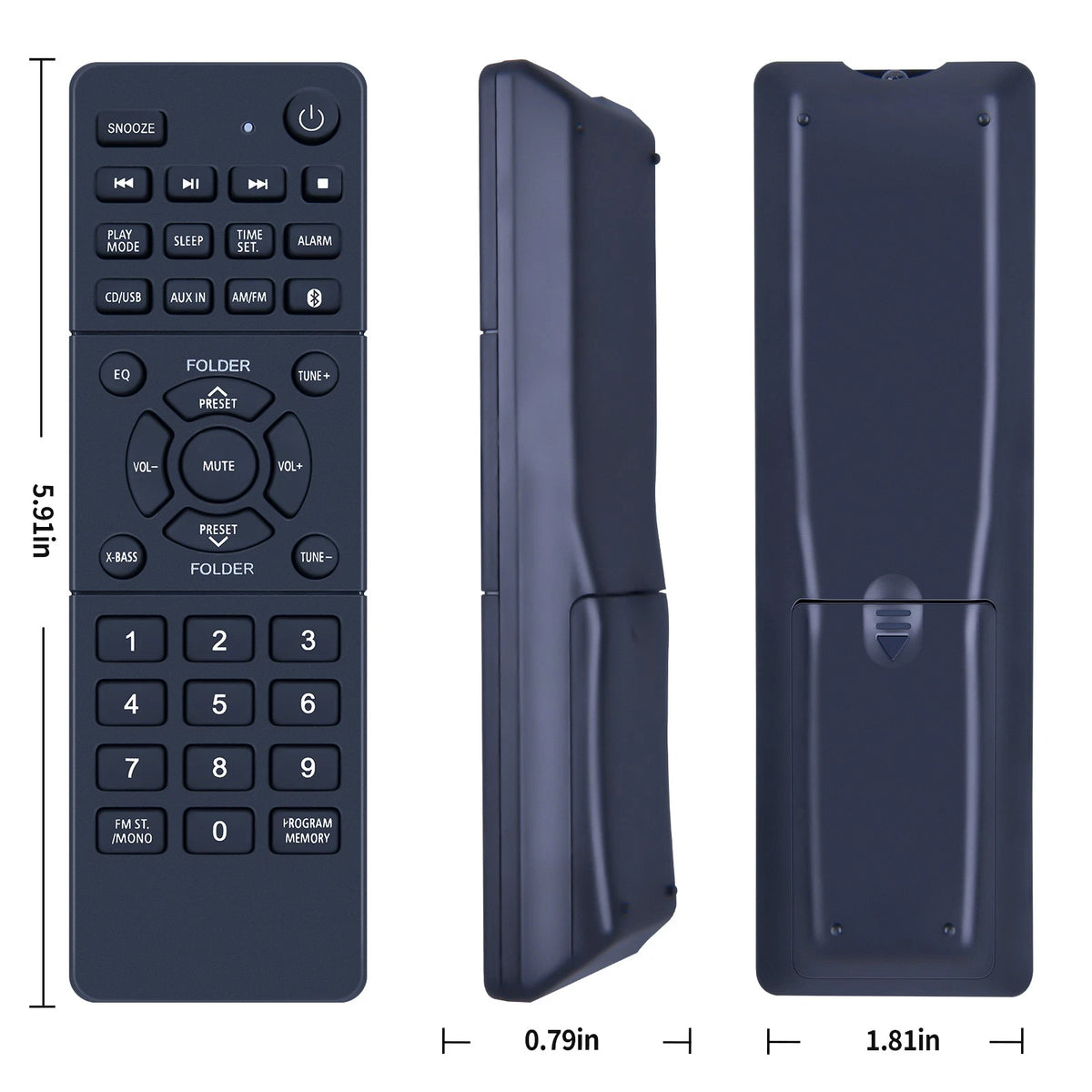Remote Control For Jensen JBS-300 Bluetooth Stereo Music System