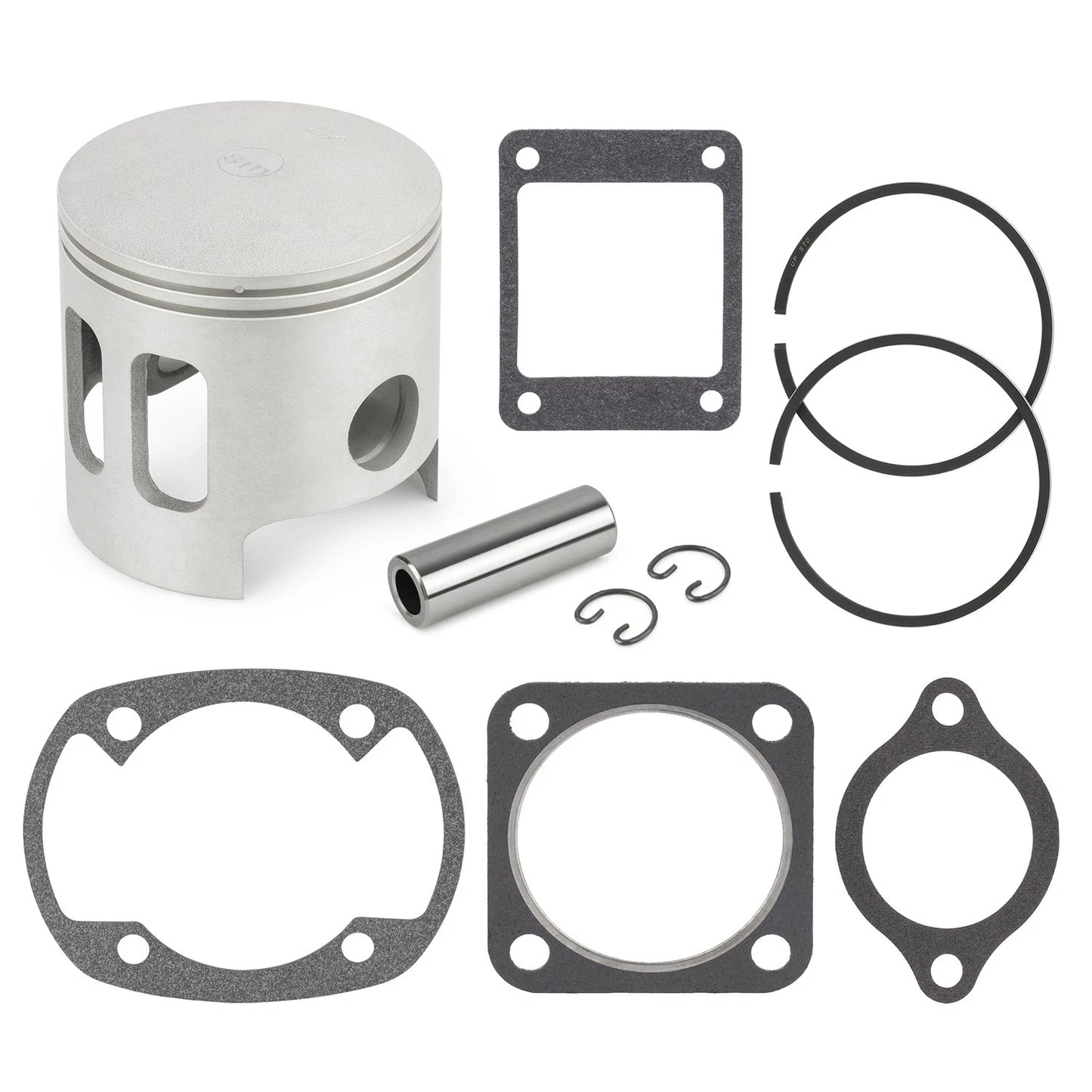 For Yamaha G1 2-Cycle Gas Golf Cart Top End Piston Kit w/Gaskets | Standard Bore