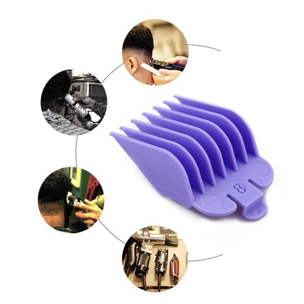 3/6/10/13/16/19/22/25mm Assorted Hair Clipper Cutting Guide Comb Guards For WAHL