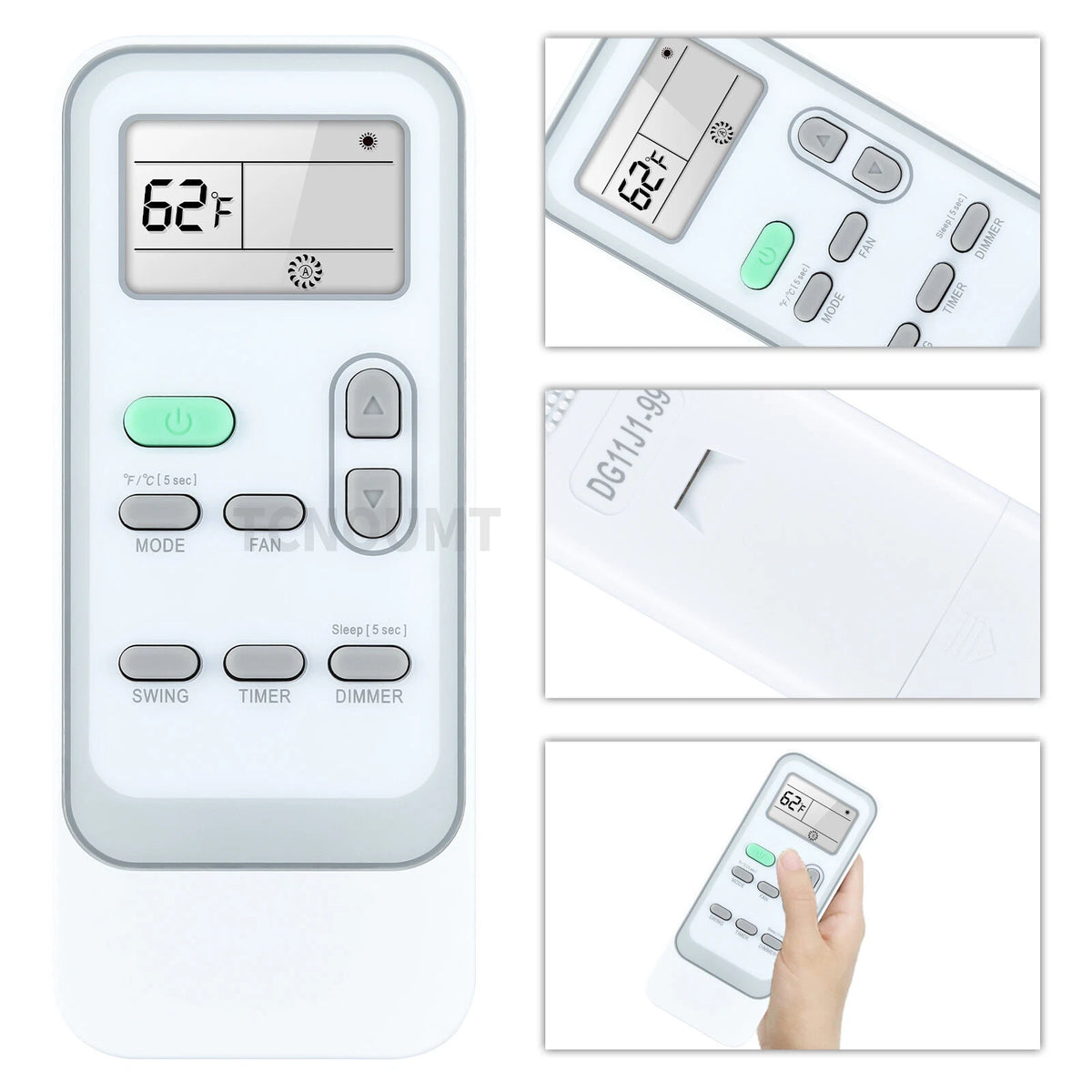 DG11J1-99 Remote Control For Hisense Air Conditioner AP1022HW1GD AP0522CR1W