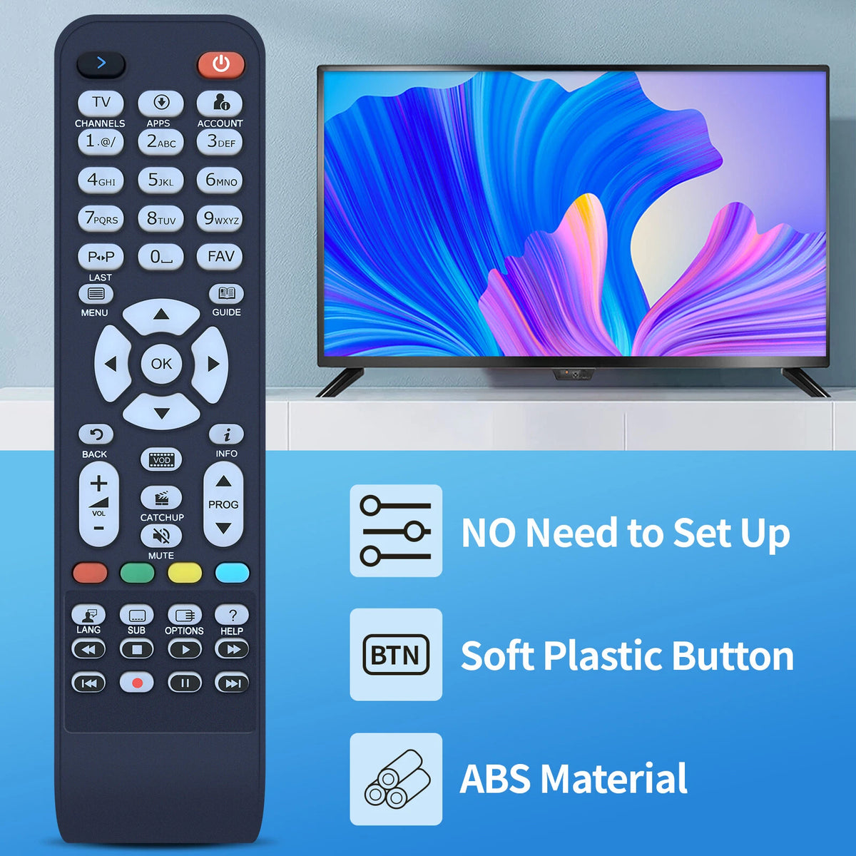 Remote Control For Airties 7200, 7200i, 7120, 7100 Digiturk Play IPTV Kumanda