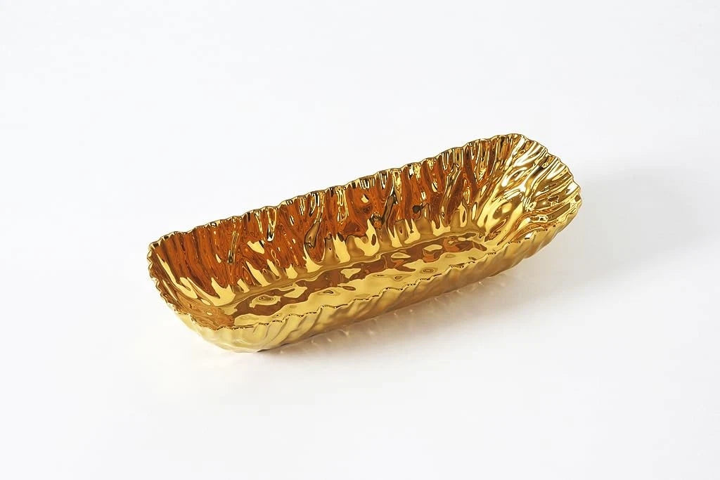 Pampa Bay Rectangular Server (Gold) Small, Gold