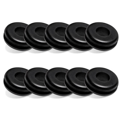 10 Pack Rubber Grommet of Pressure Washer Nozzle Tips 7/8 inches, Black