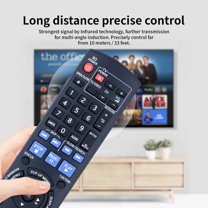 N2QAYB000184 Remote Control For Panasonic Player DMP-BD55 DMP-BD35