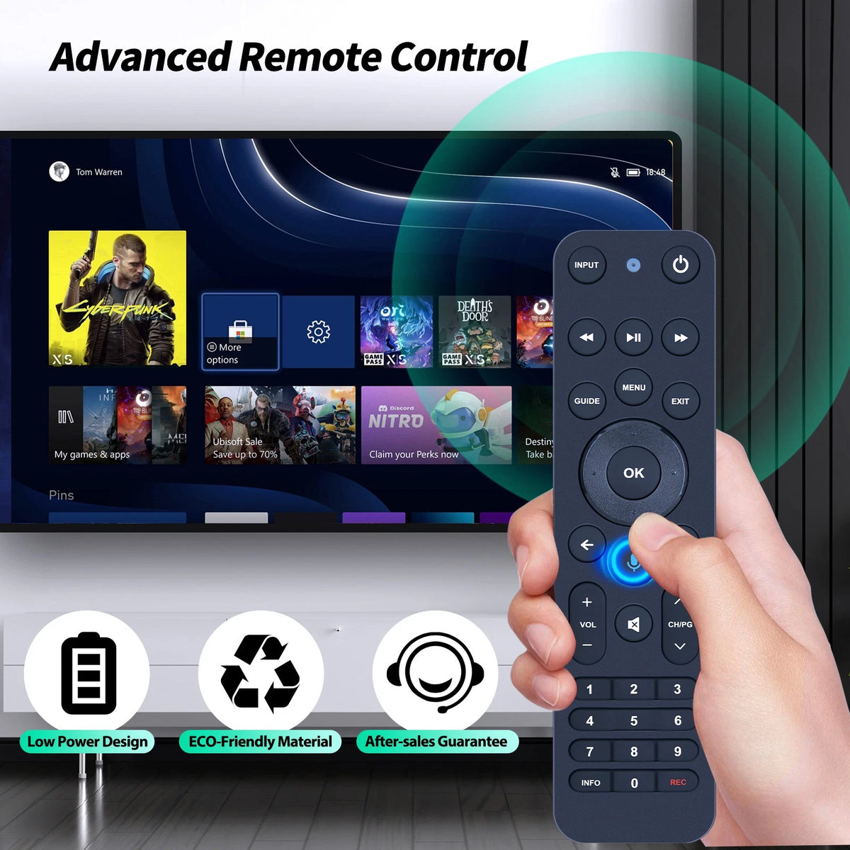 Bluetooth Voice Remote Control For Verizon FiOS TV One MG3-R32140B VRC4100