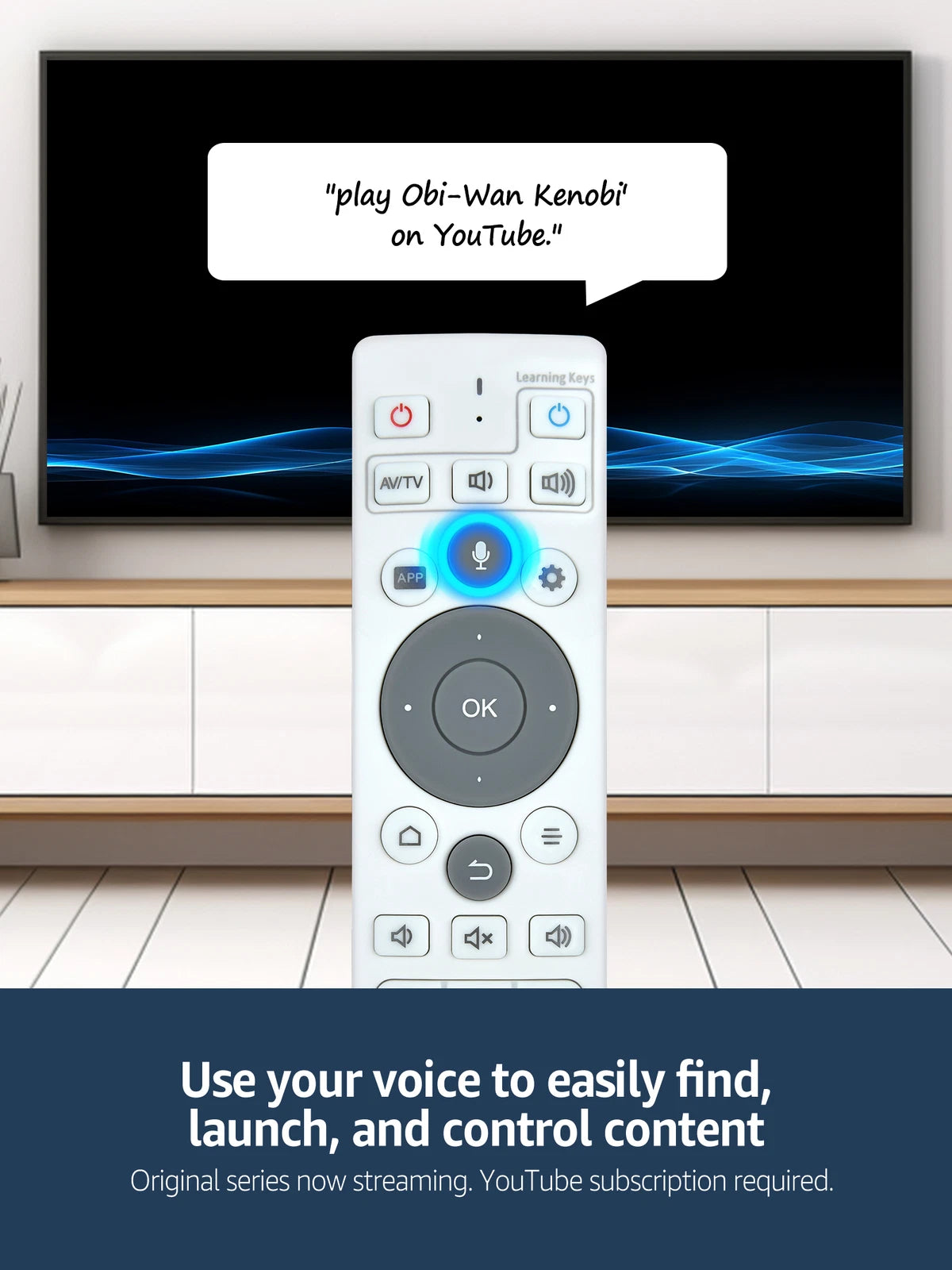 Remote Control For Unblock Tech UBOX10 UBOX11 TV Box With Voice