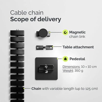 VALU Cable Management Spine – 49 Inch Organizer for Black