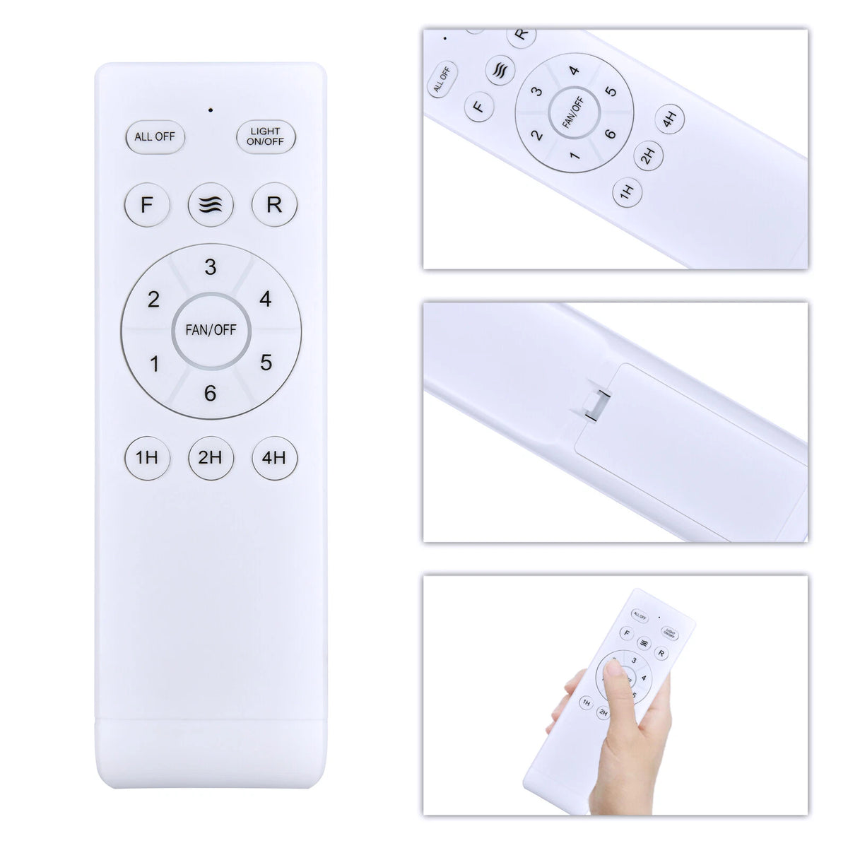 Replacement Remote Control For SHIHOT Fanbulous LEDIARY Ceiling Fans
