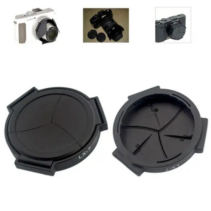 Auto Retractable Lens Cap Self Open & Close Cover For Panasonic DMC-LX7 Accs