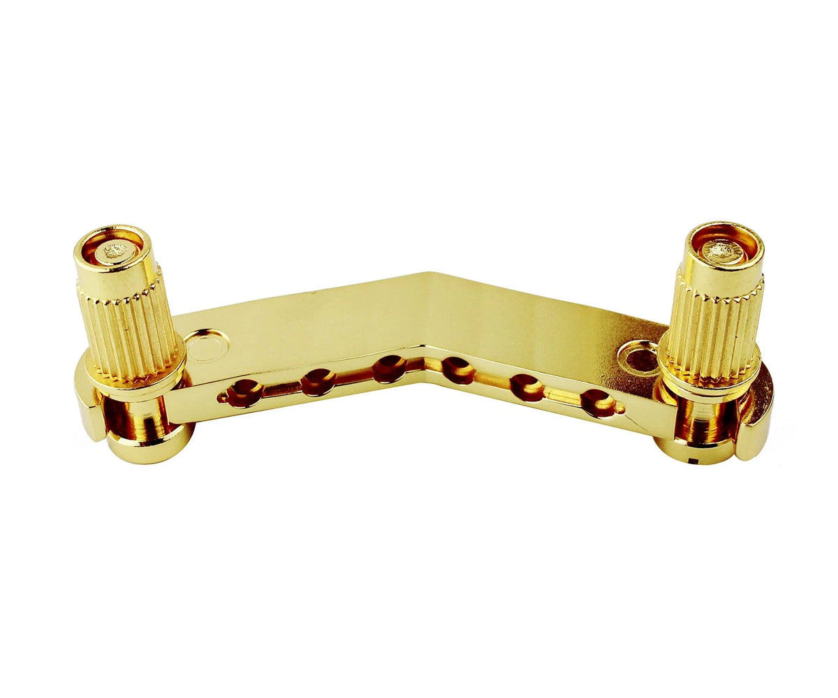 Guyker Guitar Stop Bar Tailpiece with Anchors and Studs Replacement Golden