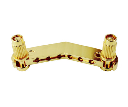Guyker Guitar Stop Bar Tailpiece with Anchors and Studs Replacement Golden
