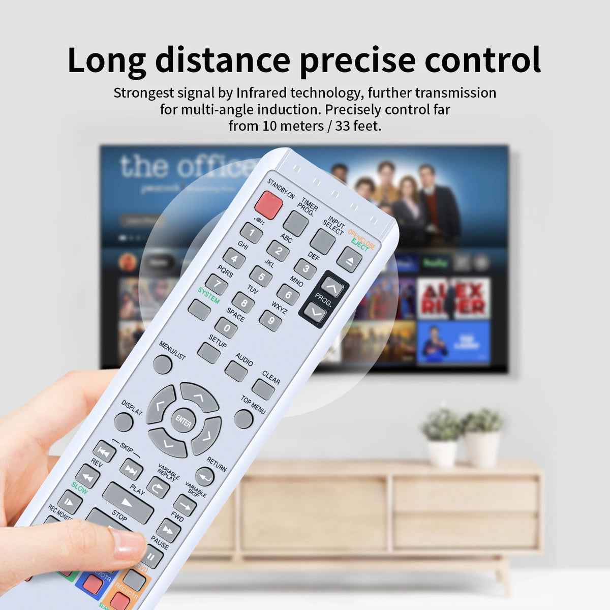 NB305 Remote Control For Funai HDR-D2835 HDR-D2835D DVD+VCR Combo