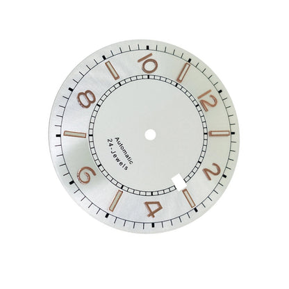 36.5mm Watch Dial w/ Green Luminous For NH35 Movement Watch Repair Parts hh