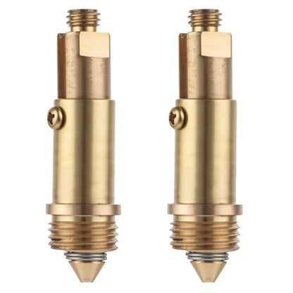 2 Pcs Basin Sink Clicker Pop Up Tub Drain Stopper Gold