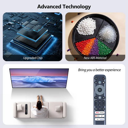 Voice Remote Control For TCL TV 40S350G 55Q650G 85S450G 75QM850G 32S350G