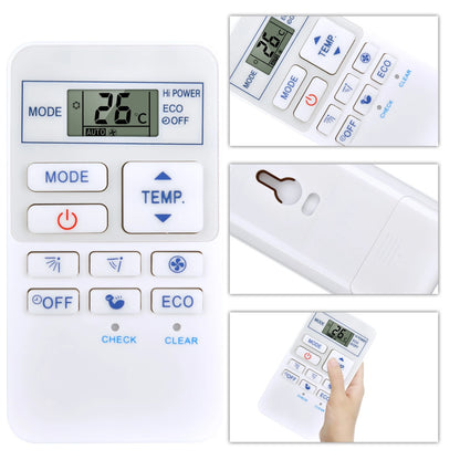Replacement Remote Control For Carrier Air Conditioner WC-UA04NE 43T6V694