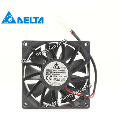 Delta Fan FFB0824SH Axial Fan DC 24V 0.28A 80*80*25mm 2Pin Inverter Cooling Fan