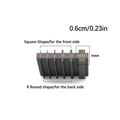 Leathercraft Sharpener Guide Alloy Steel Leather Cutting Wide Shovel Sharpen
