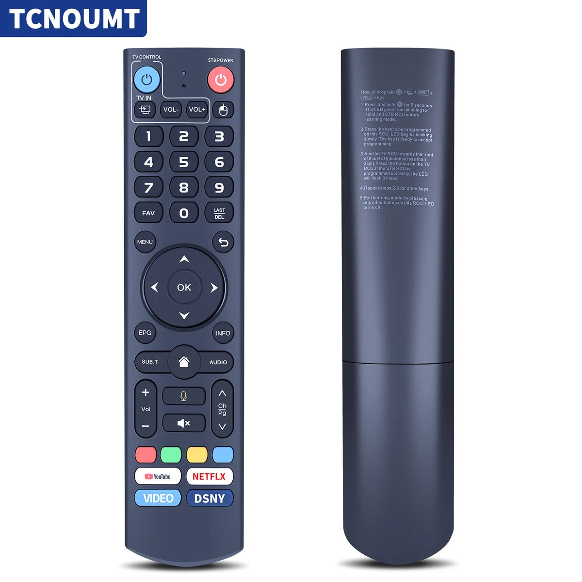 Remote Control Compatible with vSeeBox V3 Pro Android TV Box with Voice