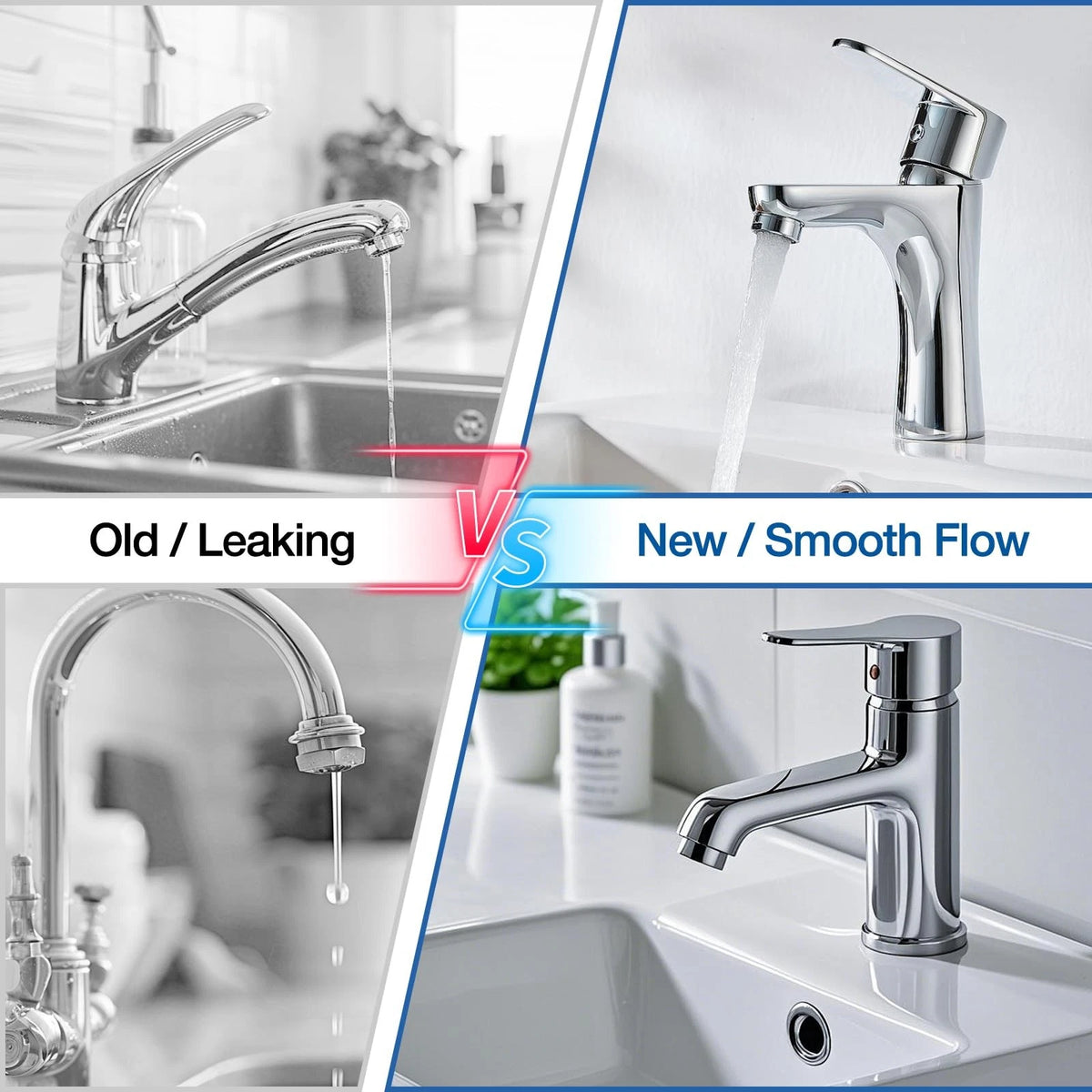 Diameter 35mm Ceramic Faucet Cartridge Replacement for Single Handle Blue