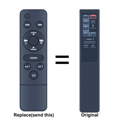 Replacement Remote Control For Adcom GFP-750 2-Channel Stereo Preamplifier