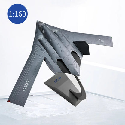 20cm 1/160 China H-20 Strategic Stealth Bombers Fighter Model Gifts For Birthday