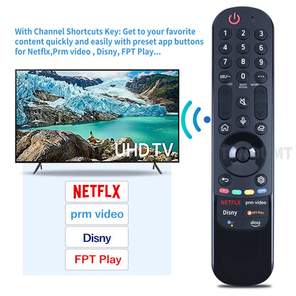 MR22GA AKB76039905 Voice Magic Remote Control For LG TV FPT Play UQ70 UQ80